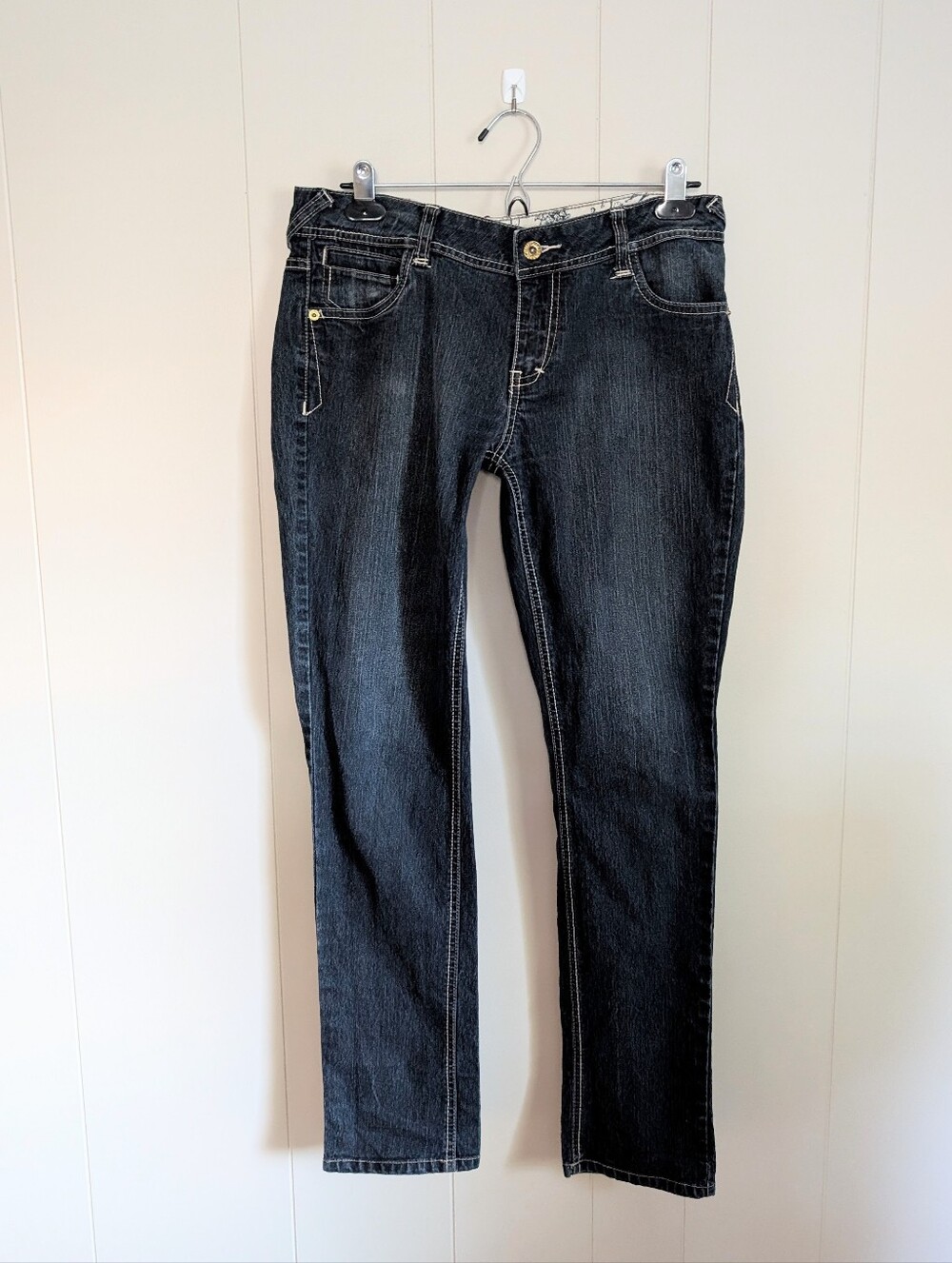 YMI Women's Y2K Vintage Low Cut Blue Jeans Size 11